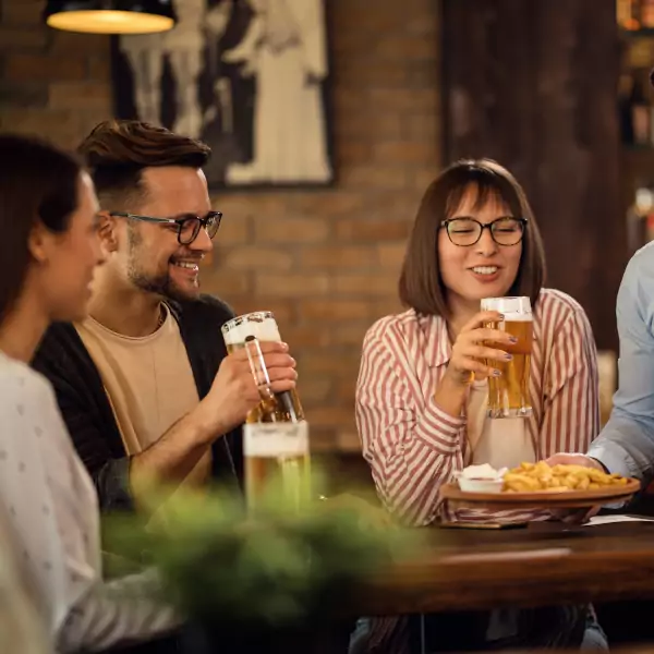 Dating und Bier-Tasting ist nur beim Pub Crawl möglich